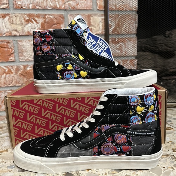VANS SK8-HI 38 DX PW 'POSITIVITY PATCHWORK/BLACK' men’s size 9.5 - Picture 4 of 13